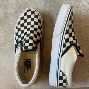 Kids checkered Vans